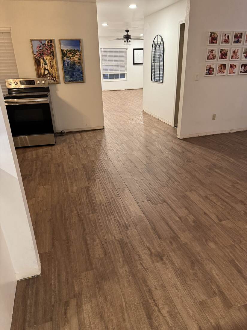 Living room flooring